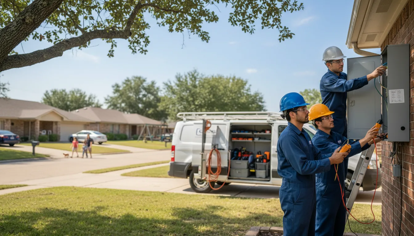 Certified electrician providing emergency electrical services in Gerald, MO